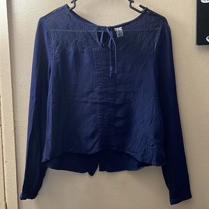 Forever 21 dark blue long sleeve